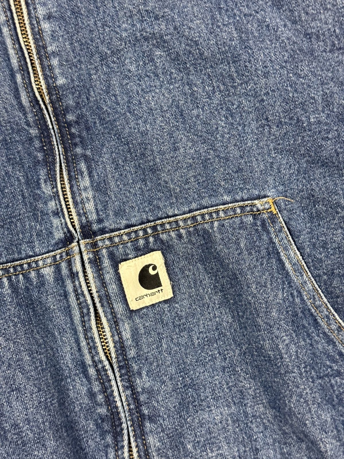 Carhartt Carhartt Active Jacket Denim vintage blue sherpa Size US M / EU 48-50 / 2 - 3 Thumbnail