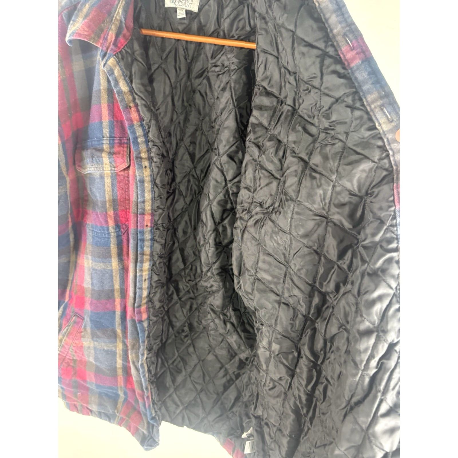 Vintage Ocean Coast Jacket Men’s Size XXL India Multi Plaid Quilted Flannel Lining Size US XXL / EU 58 / 5 - 3 Thumbnail