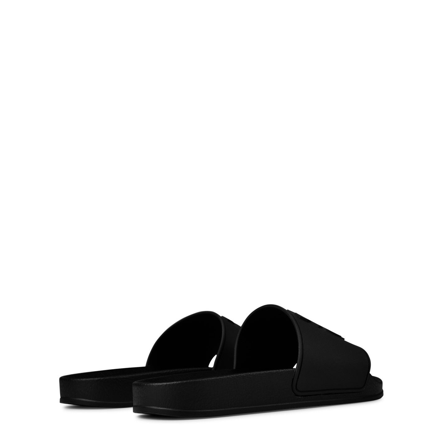 Palm Angels o1g2r1mq0425 Monogram Pool Sliders in Black Size US 6 / IT 36 - 5 Thumbnail