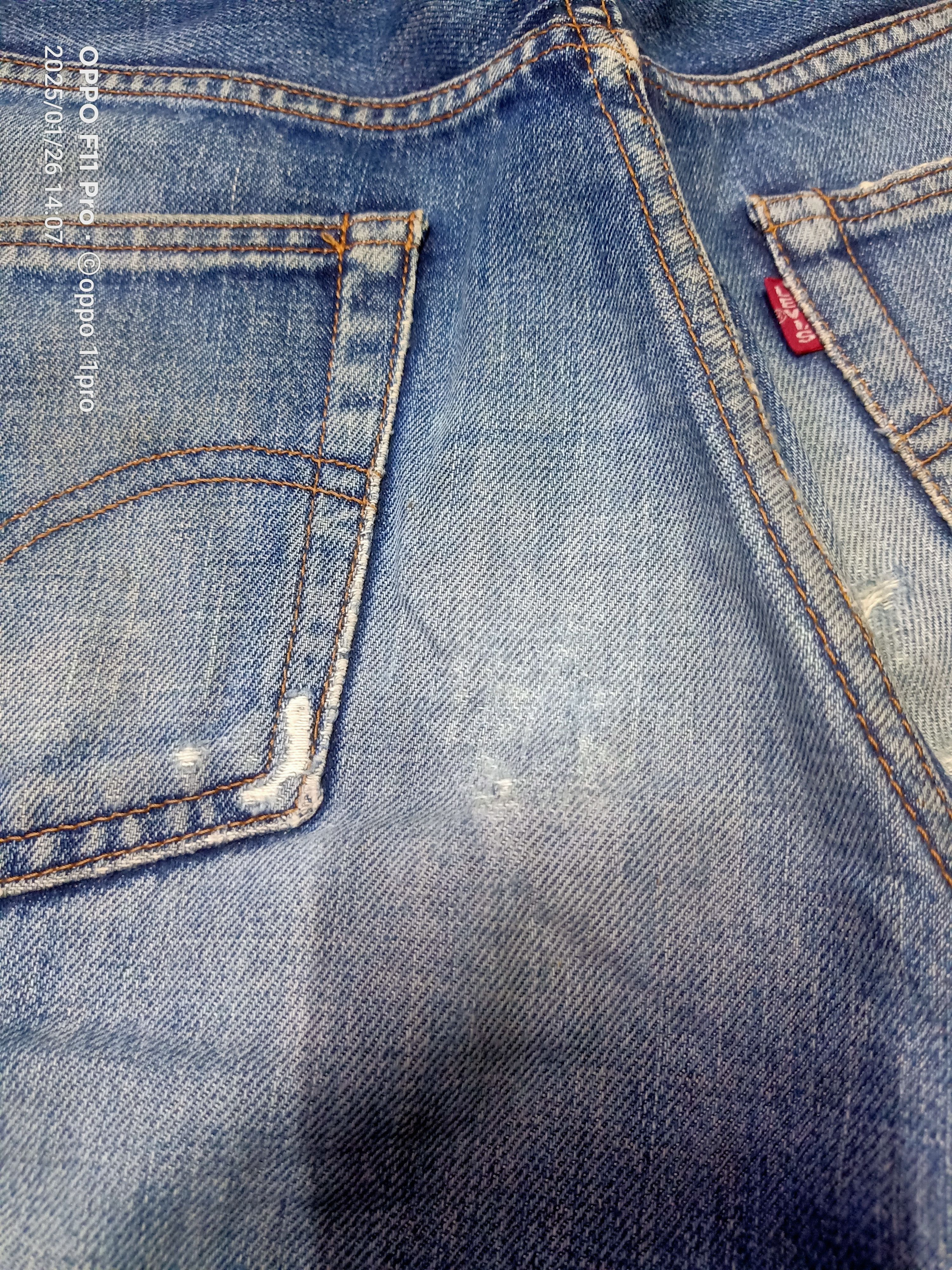 Levi's × Levi's Vintage Clothing Levis 502 Big E RedSelvedge SHORT Pants Distressdenim Size US 30 / EU 46 - 12 Thumbnail