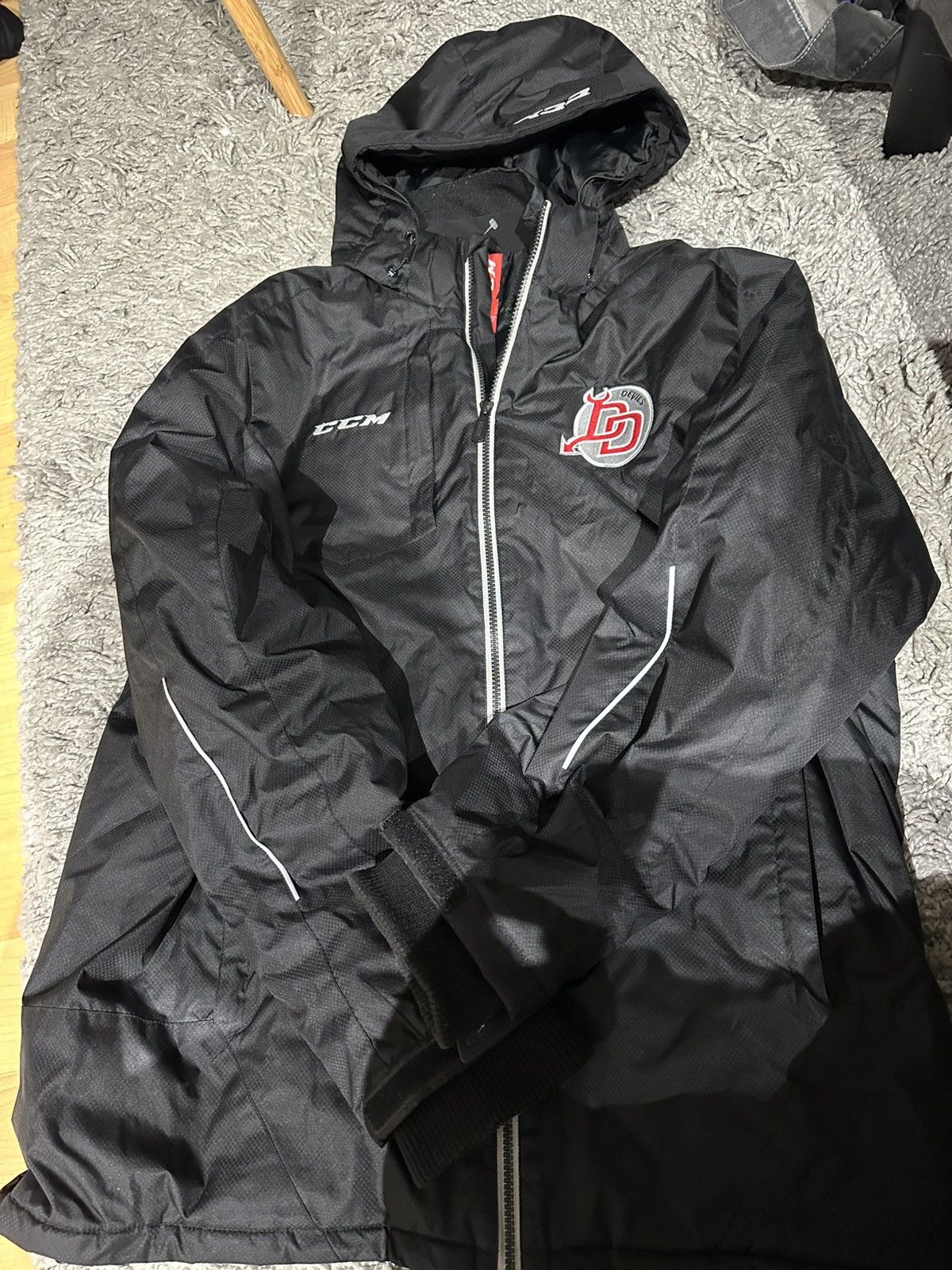 Ccm Vintage Ccm Devils Hockey Jacket size L Size US L / EU 52-54 / 3 - 1 Thumbnail