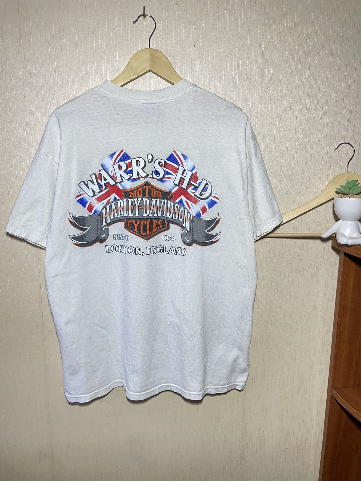 Harley Davidson Harley Davidson 2001 vintage T shirt made in USA Size US XL / EU 56 / 4 - 1 Thumbnail