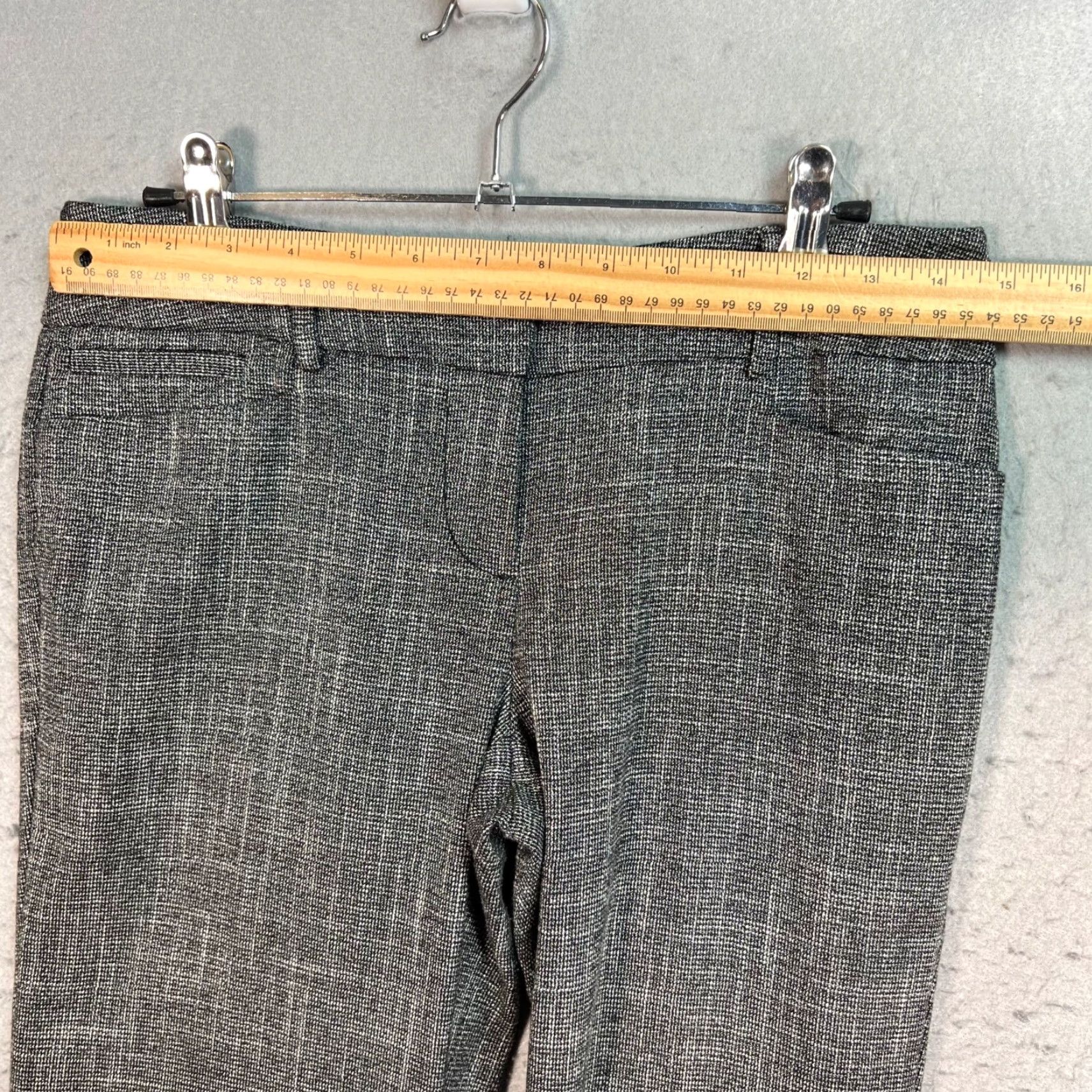 Vintage VINTAGE New York & Company Pants Women's 2 Gray Dress Pants Business Casual Slim Straight Front Flat 29 in 29 in Size 26" / US 2 / IT 38 - 5 Thumbnail