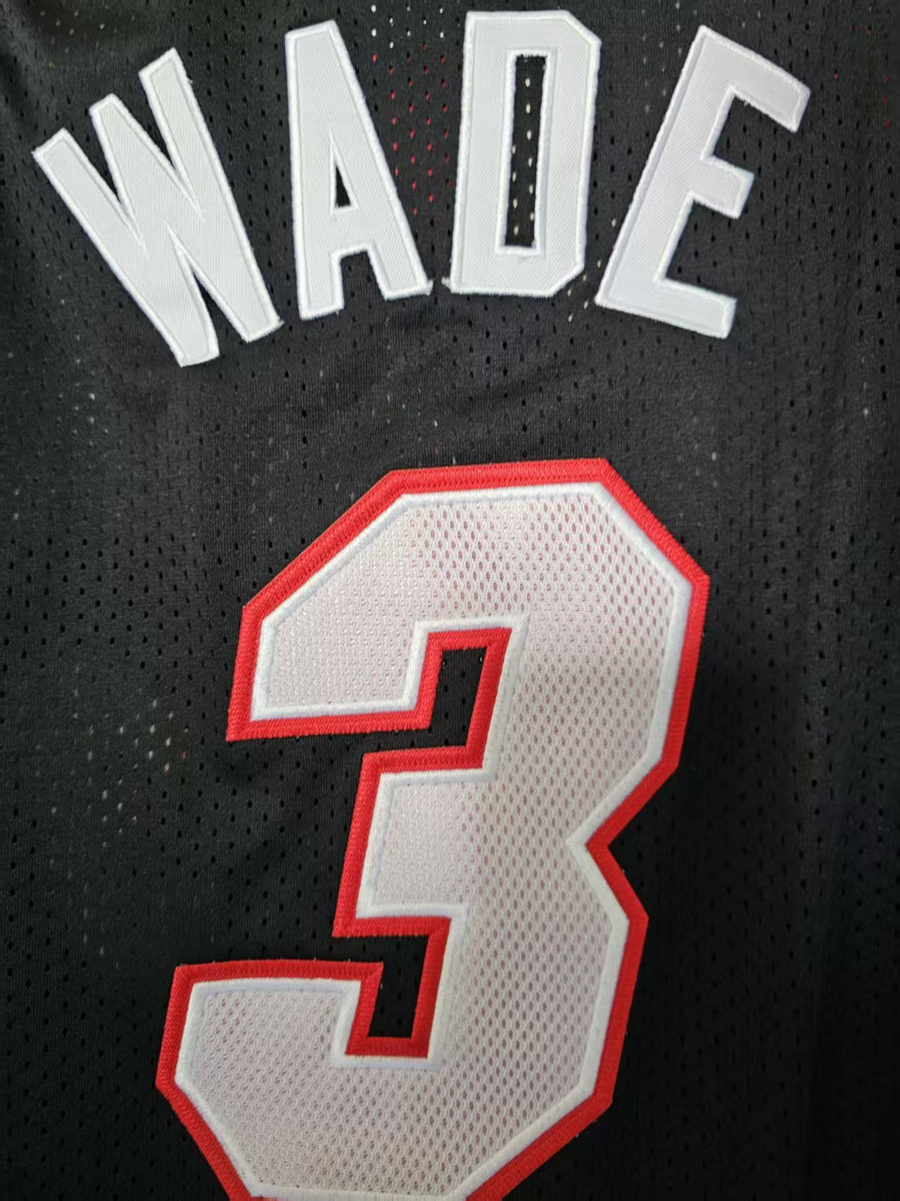 NBA Miami Heat #3 Dwyane Wade Jersey Double Stitched Size US M / EU 48-50 / 2 - 4 Thumbnail