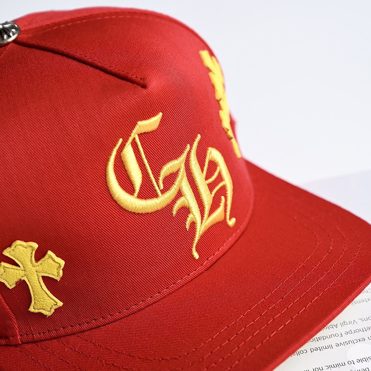 Chrome Hearts CHROME HEARTS BASEBALL CAP COTTON X POLYESTER RED Size ONE SIZE - 3 Thumbnail