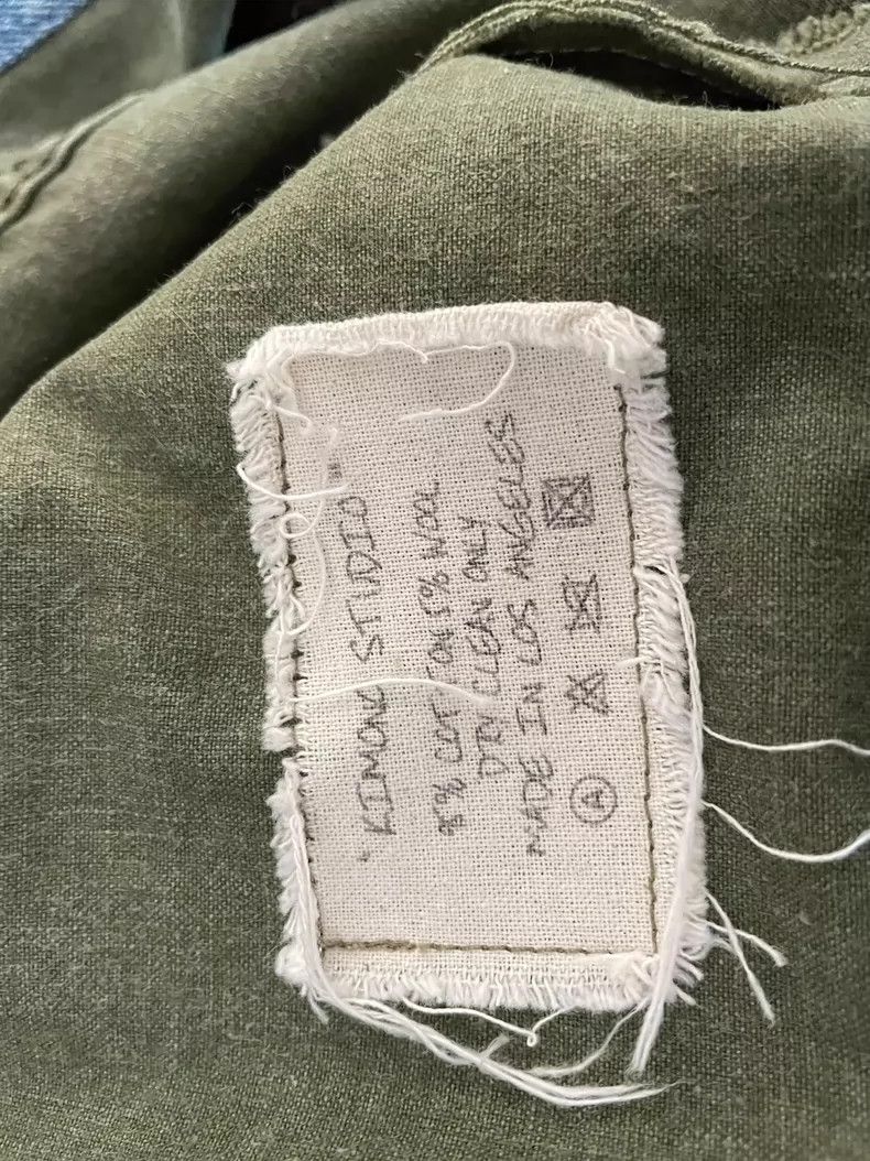 Greg Lauren greg lauren Men's military green rare patchwork jacket 2506 Size US S / EU 44-46 / 1 - 9 Thumbnail