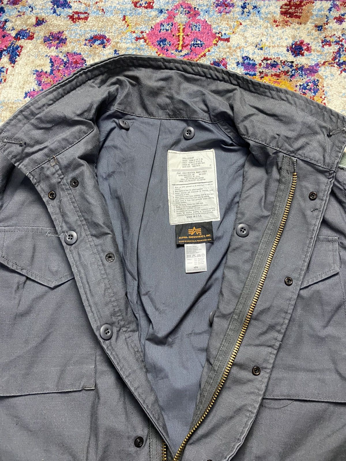 Alpha Industries × Vintage RN35569 Alpha Industries Coat Cold Weather Man's Field Parka Size US L / EU 52-54 / 3 - 9 Thumbnail