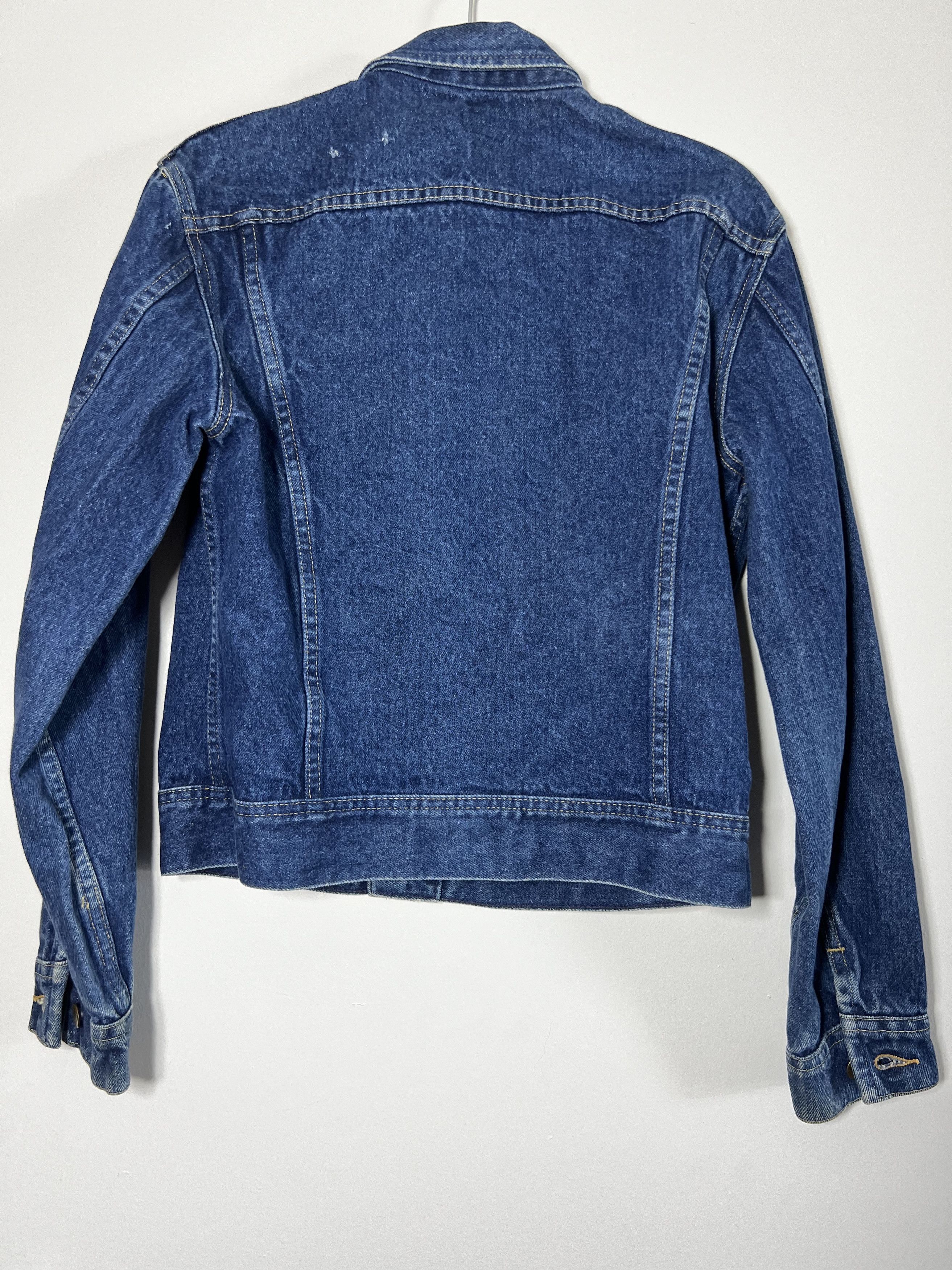 Lee × Vintage Vintage 1980's Lee 2 Pocket Denim Jean Jacket Size US M / EU 48-50 / 2 - 7 Thumbnail
