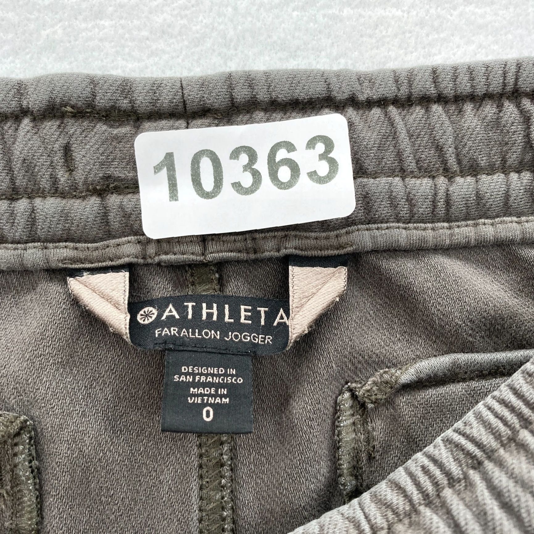 Athleta Athleta Farallon Jogger Pants Women's 0 Gray Stretch Fabric Pull On Slim Leg Casual Size 25" / US 0 / IT 36 - 4 Thumbnail