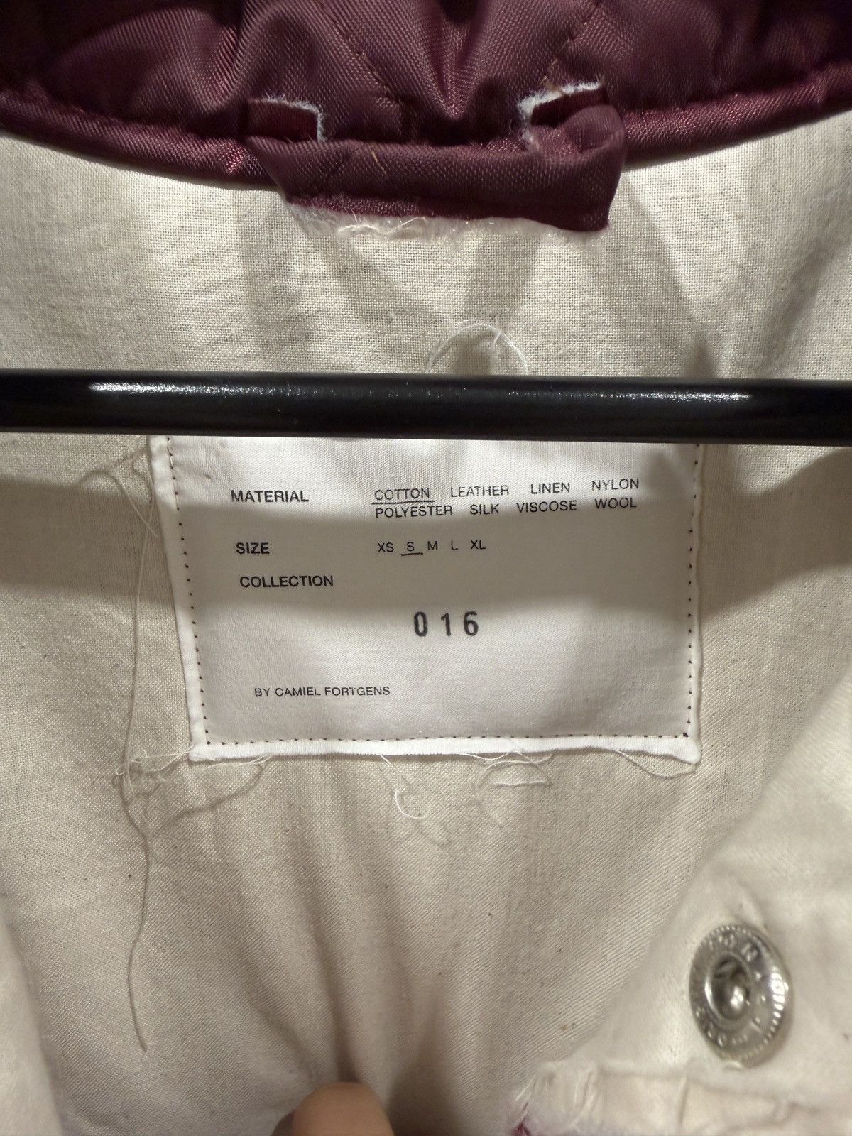 Camiel Fortgens Camiel Fortgens Burgundy Waterproof Padded Coach Jacket Size US L / EU 52-54 / 3 - 6 Thumbnail