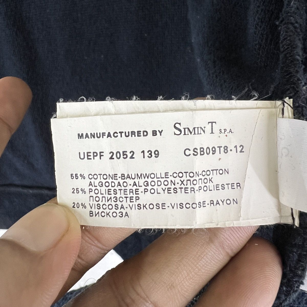 Emporio Armani 90s VINTAGE EMPORIO ARMANI ASYMETRICAL ZIPPER SWEATER JACKET Size US L / EU 52-54 / 3 - 13 Thumbnail