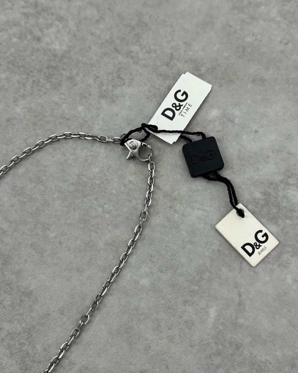 Dolce & Gabbana Dolce & Gabbana Silver Dogtag Necklace Size ONE SIZE - 5 Thumbnail