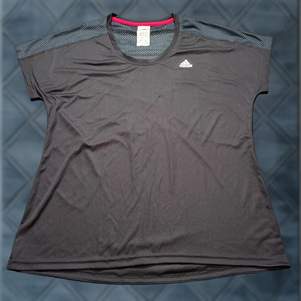Adidas Adidas Shirt Women XL Black Athletic Training Gym Crewneck Polyester Tennis Size XL / US 12-14 / IT 48-50 - 1 Thumbnail
