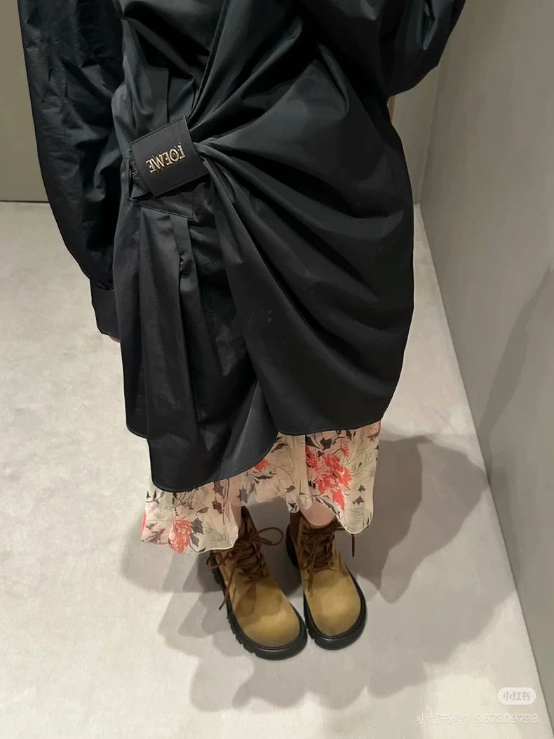 Loewe LOEWE Black irregular hem blouse dress Size XS / US 0-2 / IT 36-38 - 8 Thumbnail
