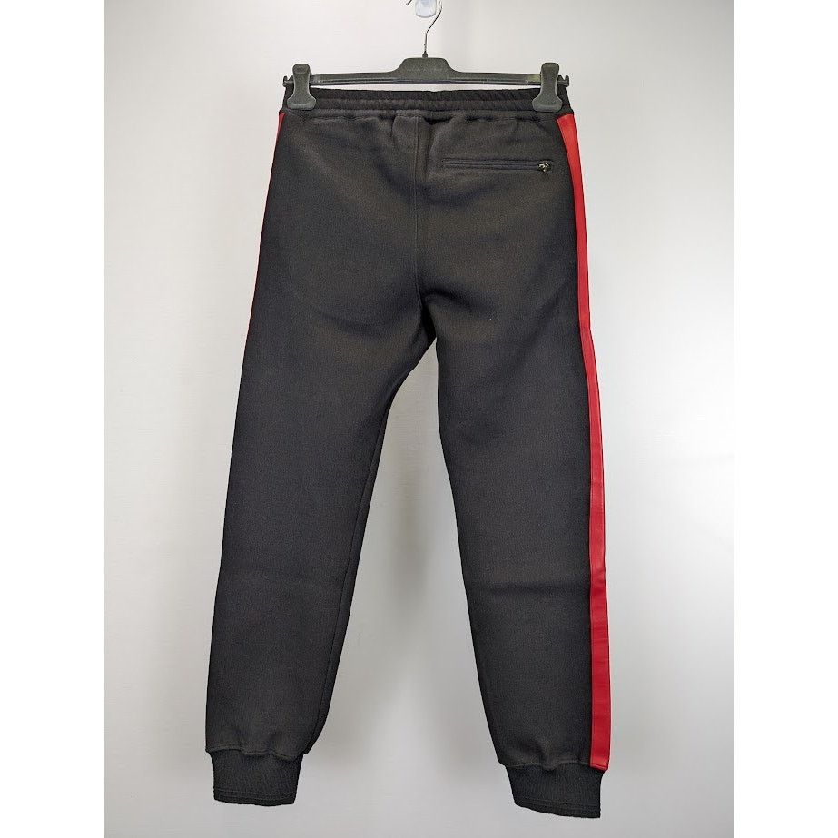 Alexander McQueen o1rshd1 Sweatpant Jogger in Black / Red Size US 32 / EU 48 - 17 Thumbnail