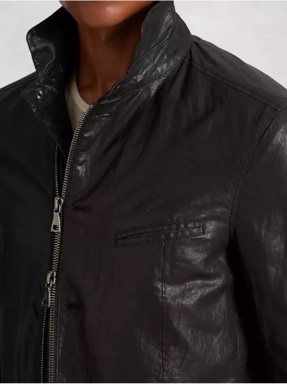 John Varvatos Linen Resin Coated Coat EU 48 USA 38 Size US M / EU 48-50 / 2 - 3 Thumbnail