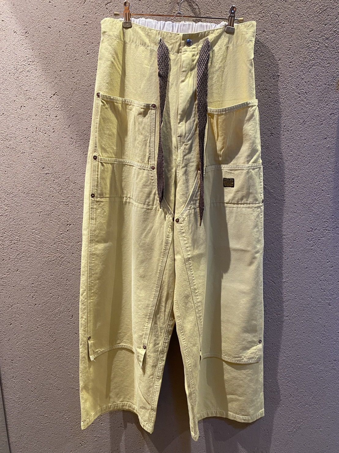 Kapital Kapital Canvas W Knee Easy Baggy Pants size 3 Size US 34 / EU 50 - 1 Thumbnail