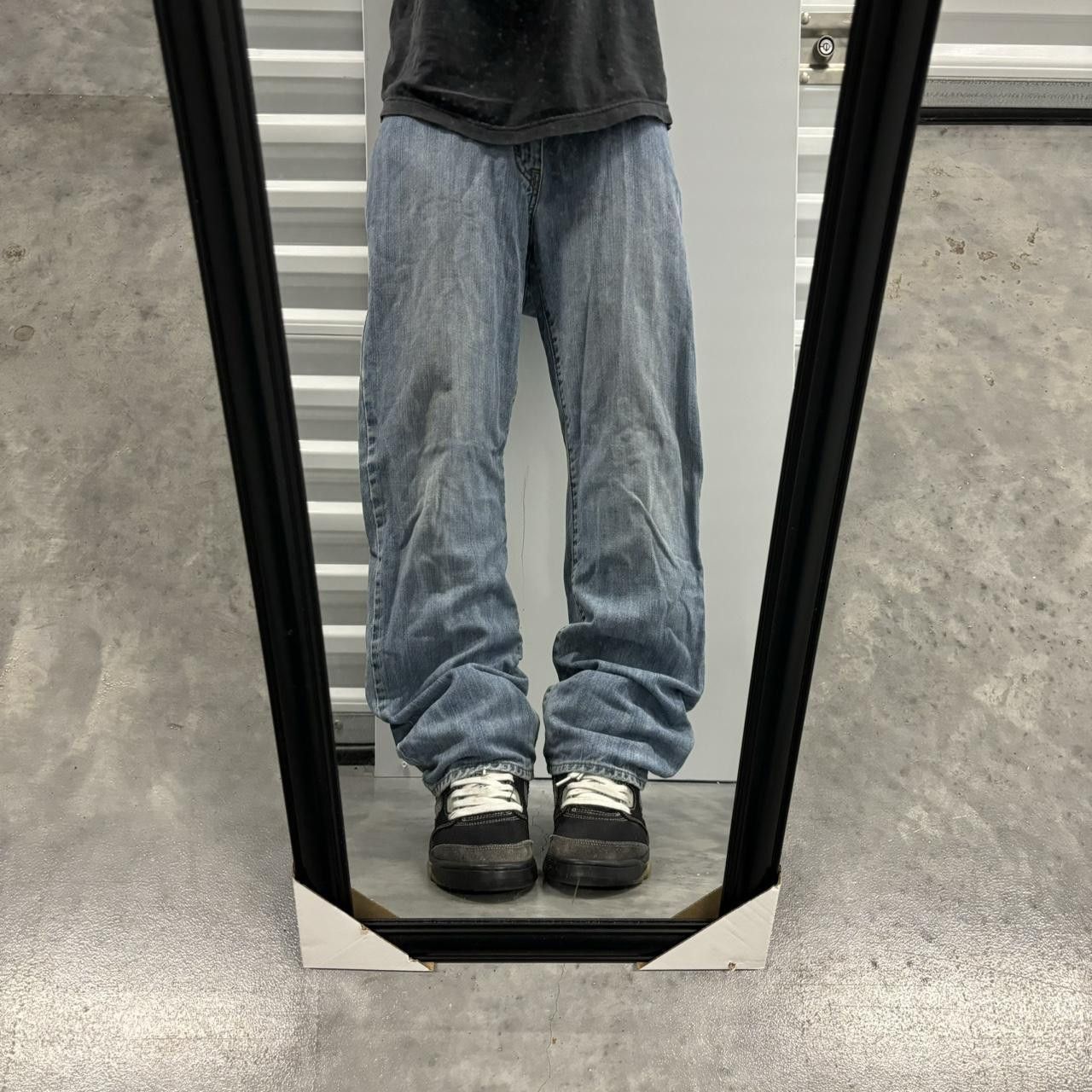 Japanese Brand × Vintage Crazy Vintage Y2K/2000s Grunge Faded Medium Wash Essential Denim Jeans! Size US 30 / EU 46 - 1 Thumbnail