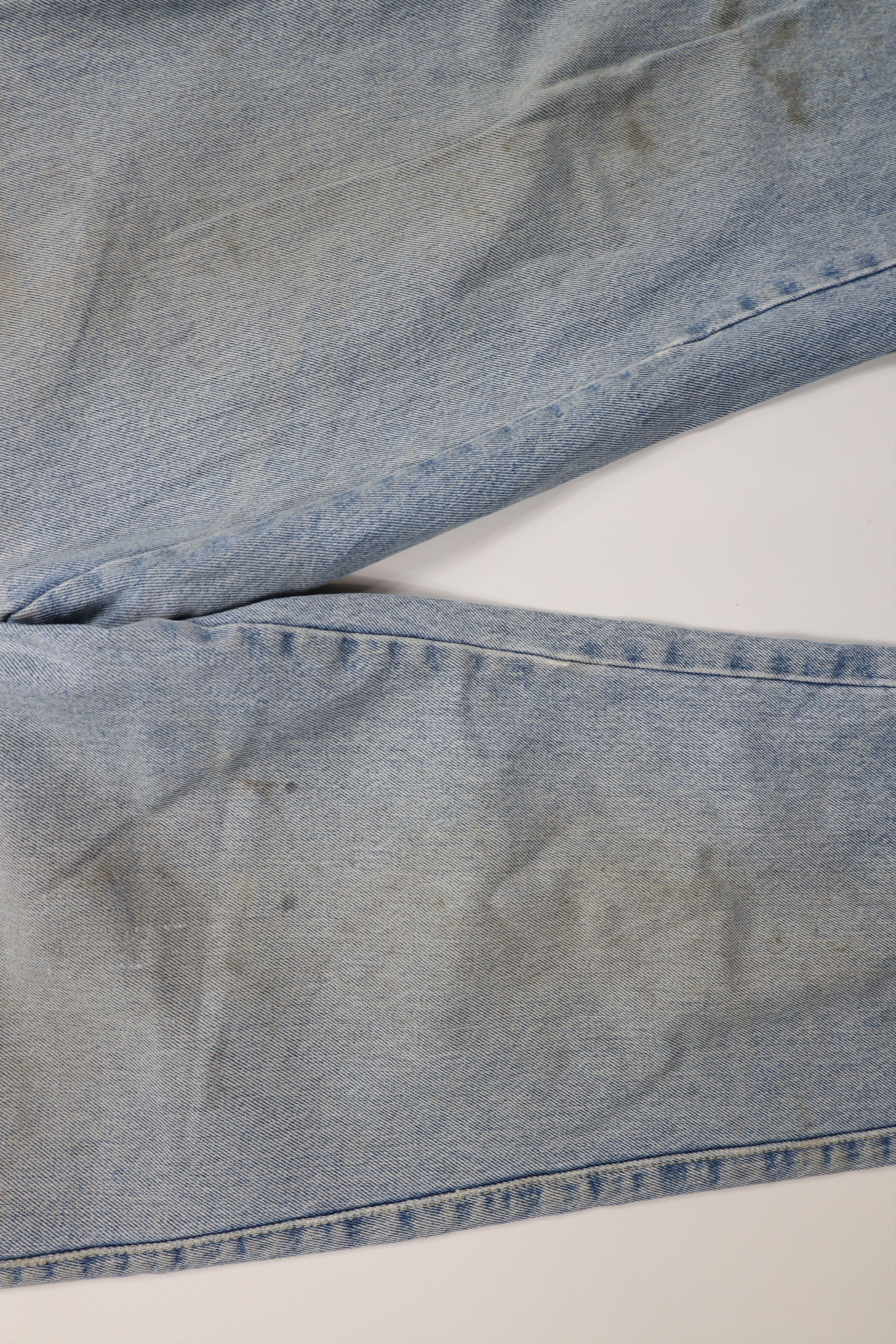 Vintage Vintage 90s Streetwear Relaxed Tapered Leg Denim Jeans Blue Size US 32 / EU 48 - 8 Thumbnail