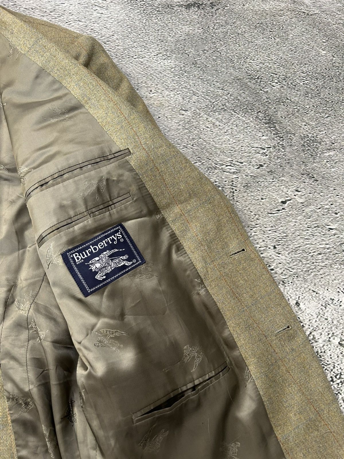 Burberry Burberry Blazer Wool green Size 52R - 4 Thumbnail