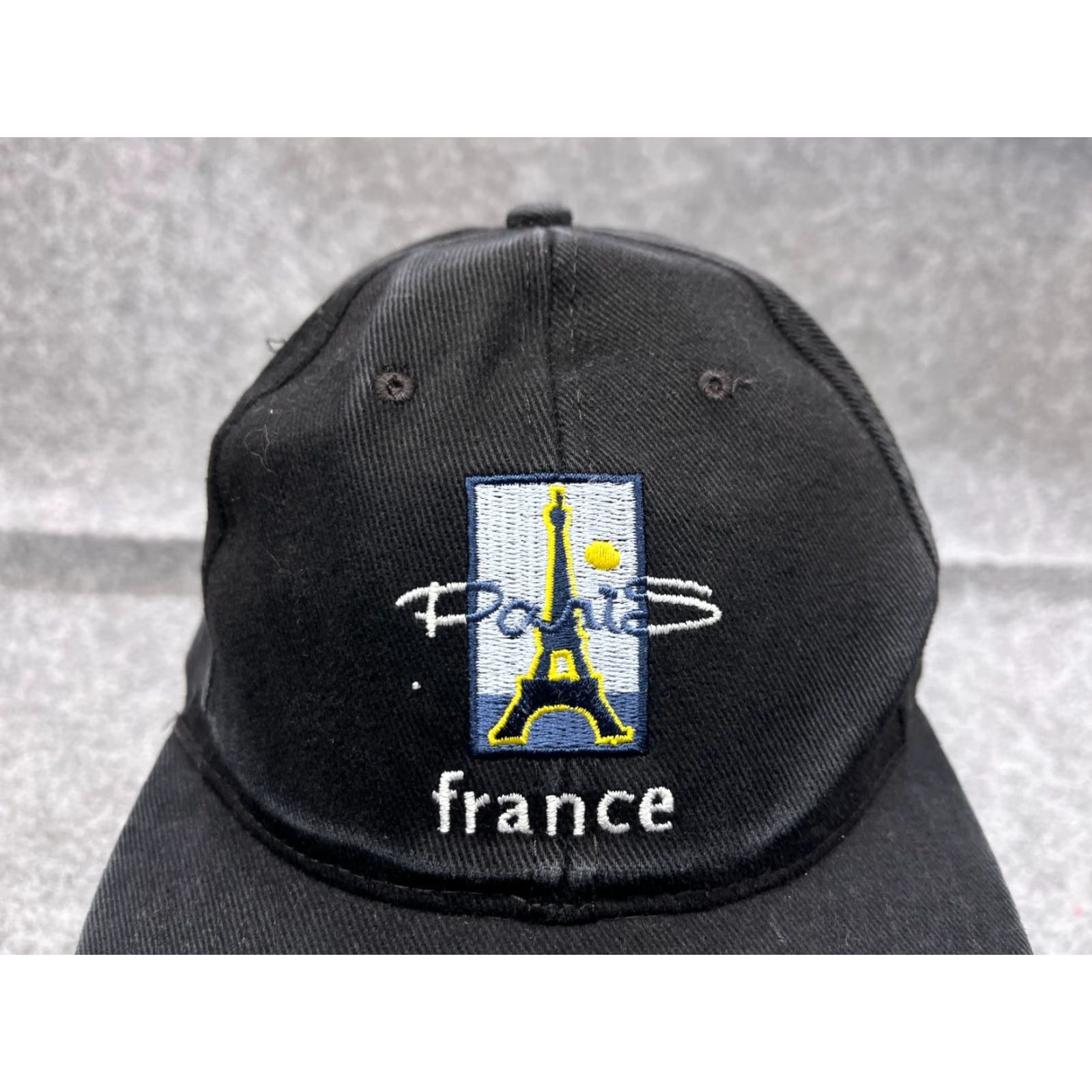 Vintage Sodima Paris Logo Hat Cap - Black Cotton Twill Baseball Cap - One Size Adjustable - Unisex Adults Size ONE SIZE - 2 Thumbnail
