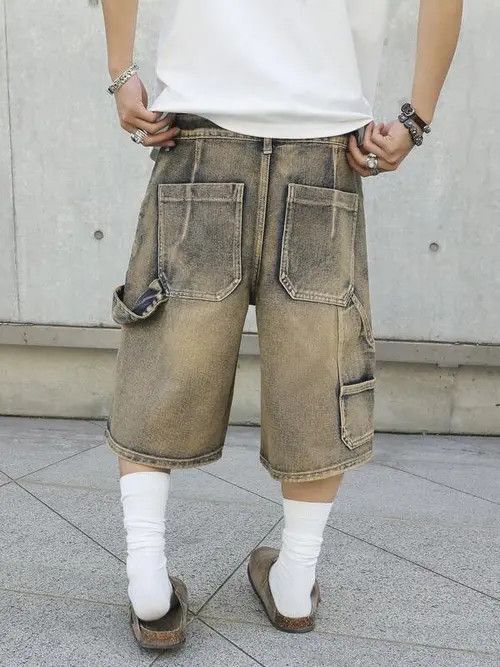Jean Fuyuka x Hino Vintage Jorts Cargo Y2k Shorts Jeans Size US 32 / EU 48 - 2 Thumbnail