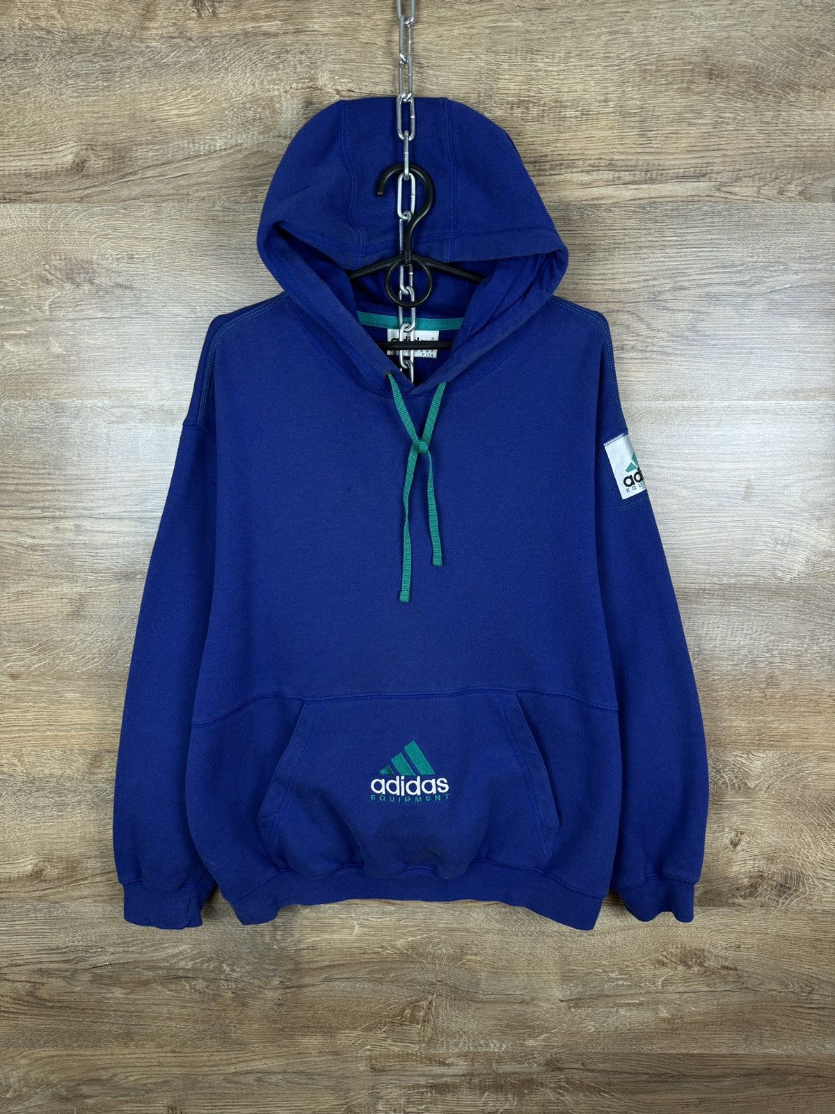 Adidas Mens Vintage Adidas Equipment hoodie jacket size M rare y2k Size US M / EU 48-50 / 2 - 1 Thumbnail