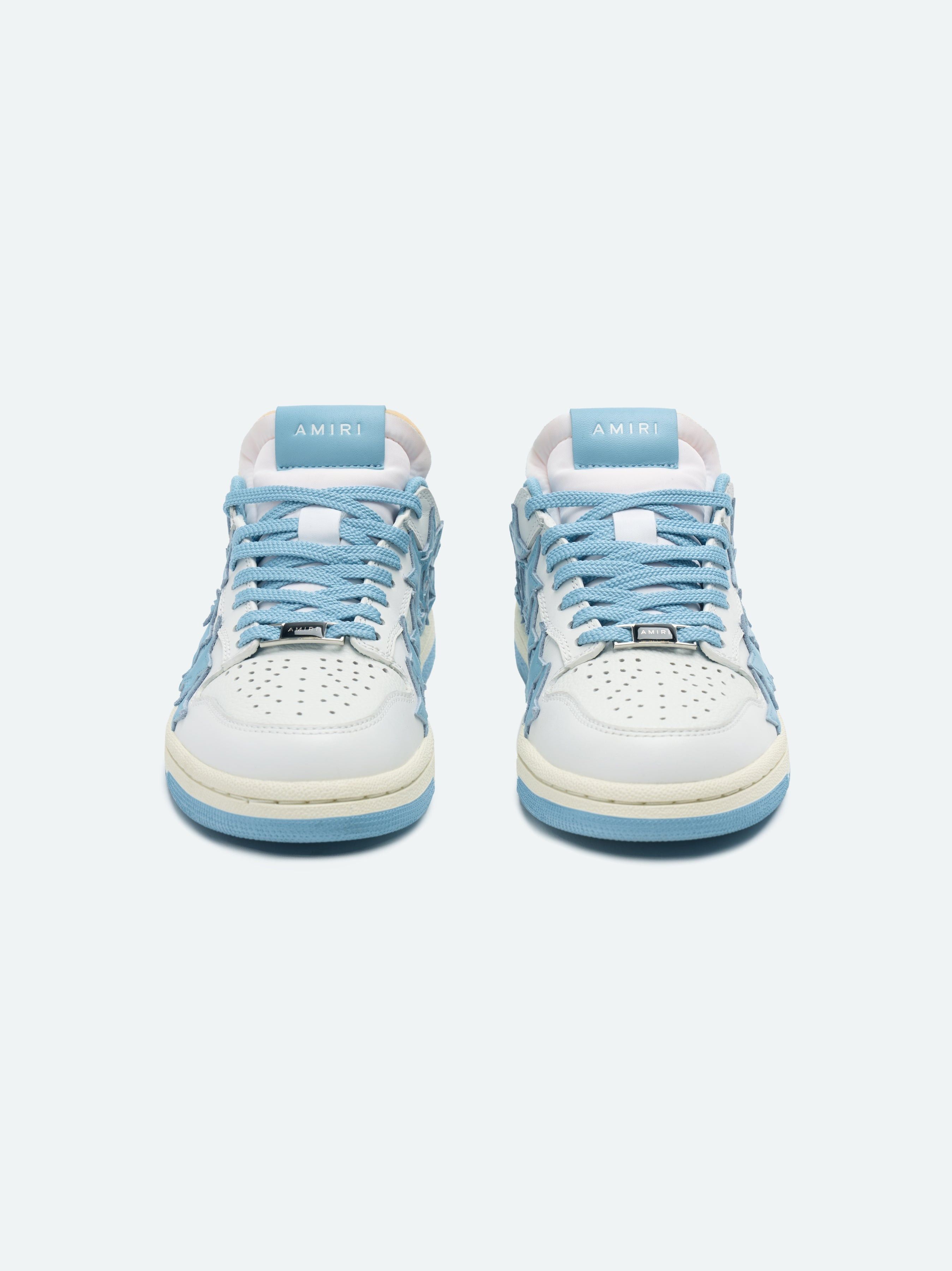 Amiri oc11z0225 Stars Low-Top Sneakers in White/Blue Size US 7 / IT 37 - 3 Thumbnail