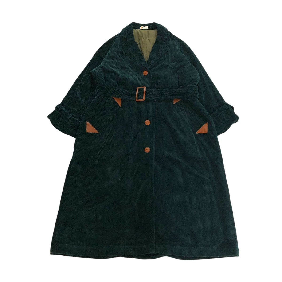 Issey Miyake 🔥VINTAGE 80’s LONG JACKET CORDUROY ISSEY SPORT LEATHER PARTS Size US M / EU 48-50 / 2 - 1 Thumbnail