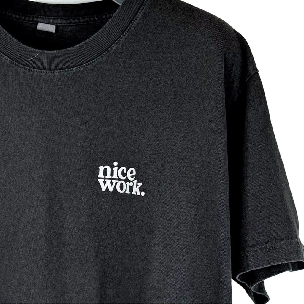 Other NICE WORK Men's Famous Black NICE WORK Merch T-Shirt M Size US M / EU 48-50 / 2 - 4 Thumbnail