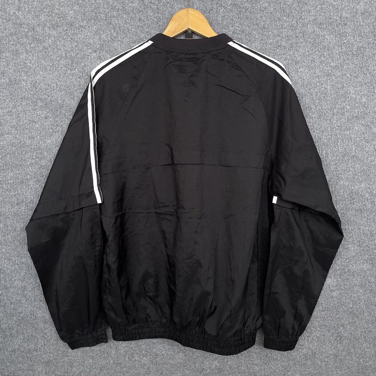 Adidas × Vintage Vintage 2000s Adidas Nylon Jumper Sweater Kanye West Style Size US L / EU 52-54 / 3 - 8 Thumbnail