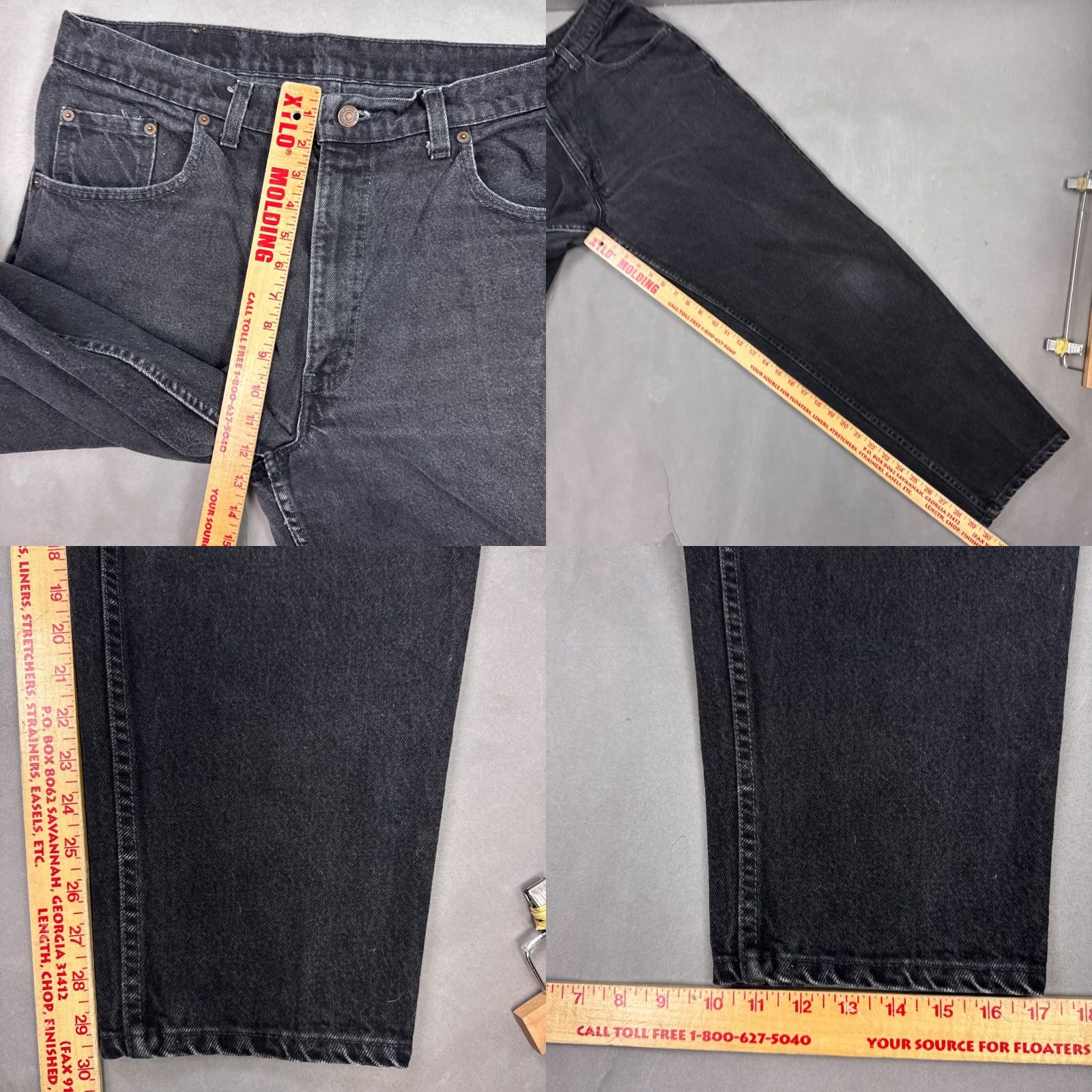 Levi's Vintage Levi's 560 Jeans Mens 38x30 Black 90s Loose Made USA Pants Denim Jeans 560 Mens Size US 38 / EU 54 - 9 Thumbnail