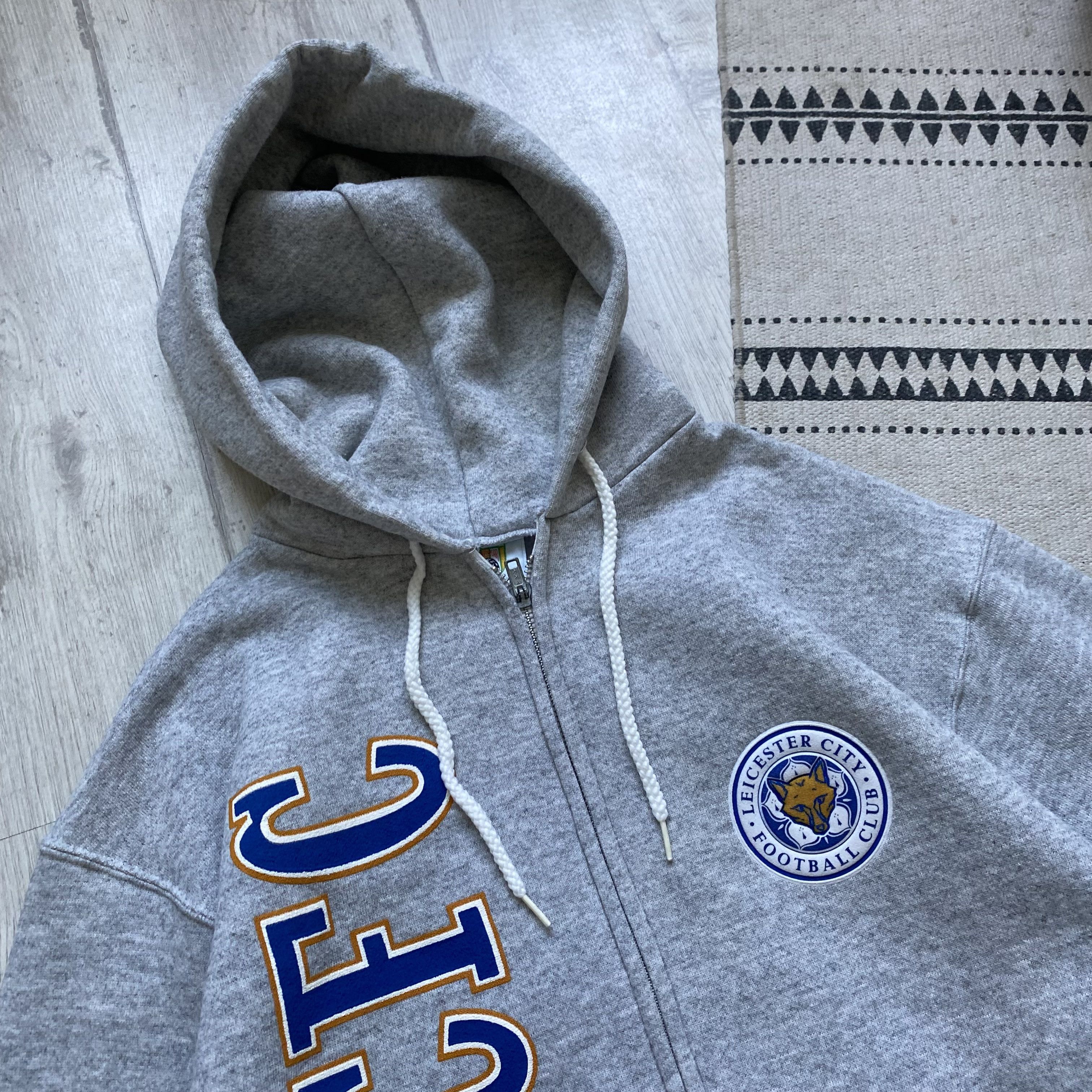 Umbro ⚽️ Vintage 90s leicesters City Hoodie Soccer Zip up Nike Size US S / EU 44-46 / 1 - 3 Thumbnail