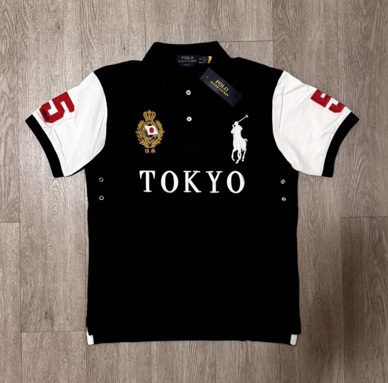 Polo by Ralph Lauren TOKYO ポロシャツ M y2k Polo Ralph Lauren × Ralph Lauren × Streetwear Vintage Y2K Chief