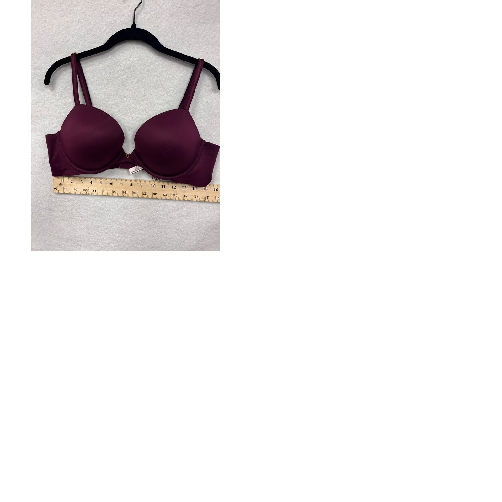 Victoria's Secret Victoria's Secret Women Bra Push Up Burgundy 38C Size ONE SIZE - 9 Thumbnail