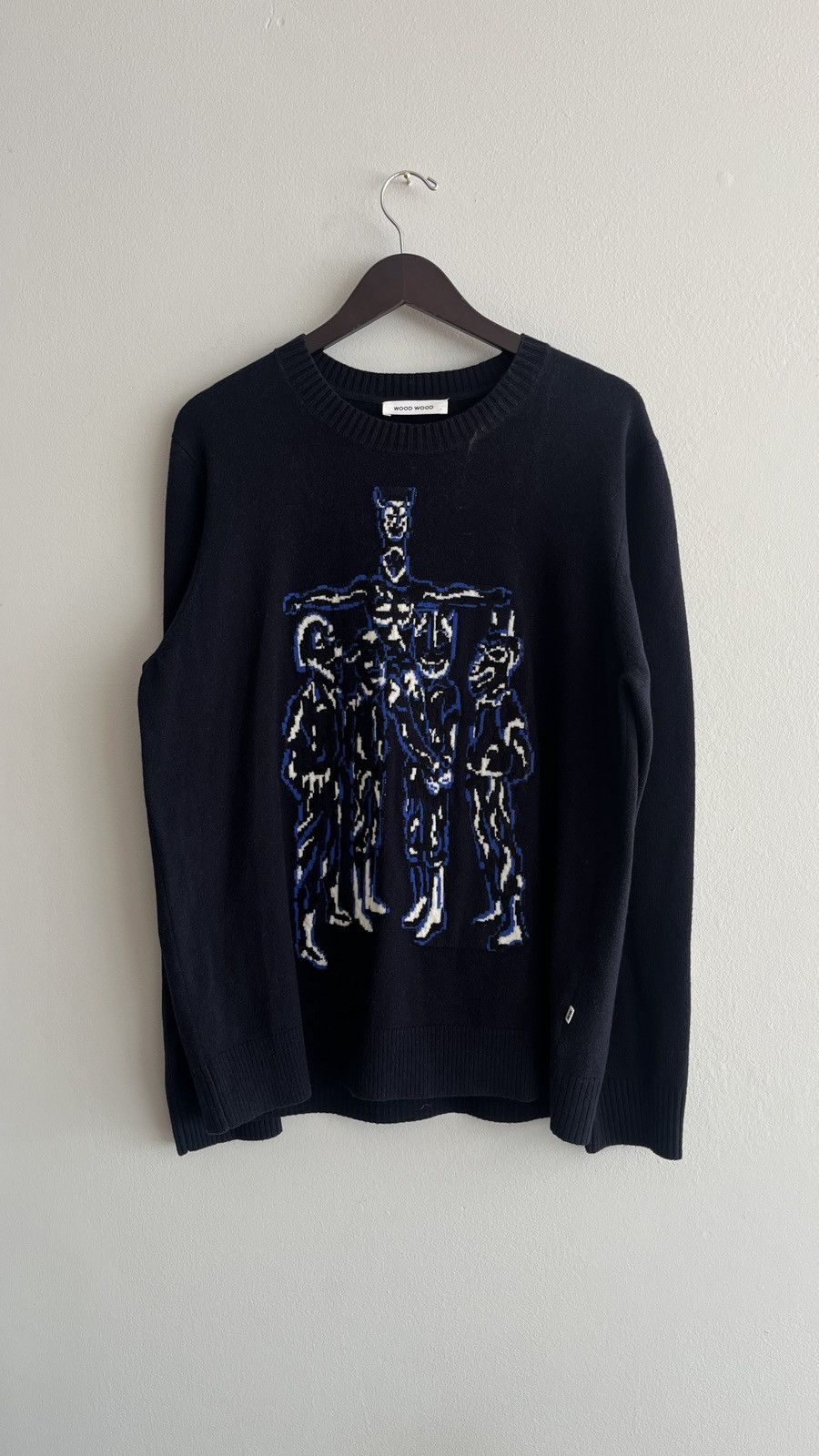 Vintage × Wood Wood Wood Wood Devil Dog Crewneck Size US XL / EU 56 / 4 - 1 Thumbnail