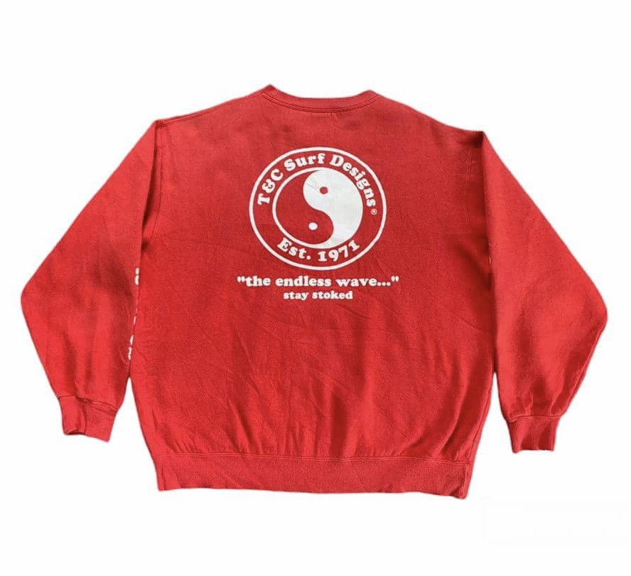 Vintage T&C SURF DESIGN HAWAII SWEATSHIRT Size US L / EU 52-54 / 3 - 1 Thumbnail