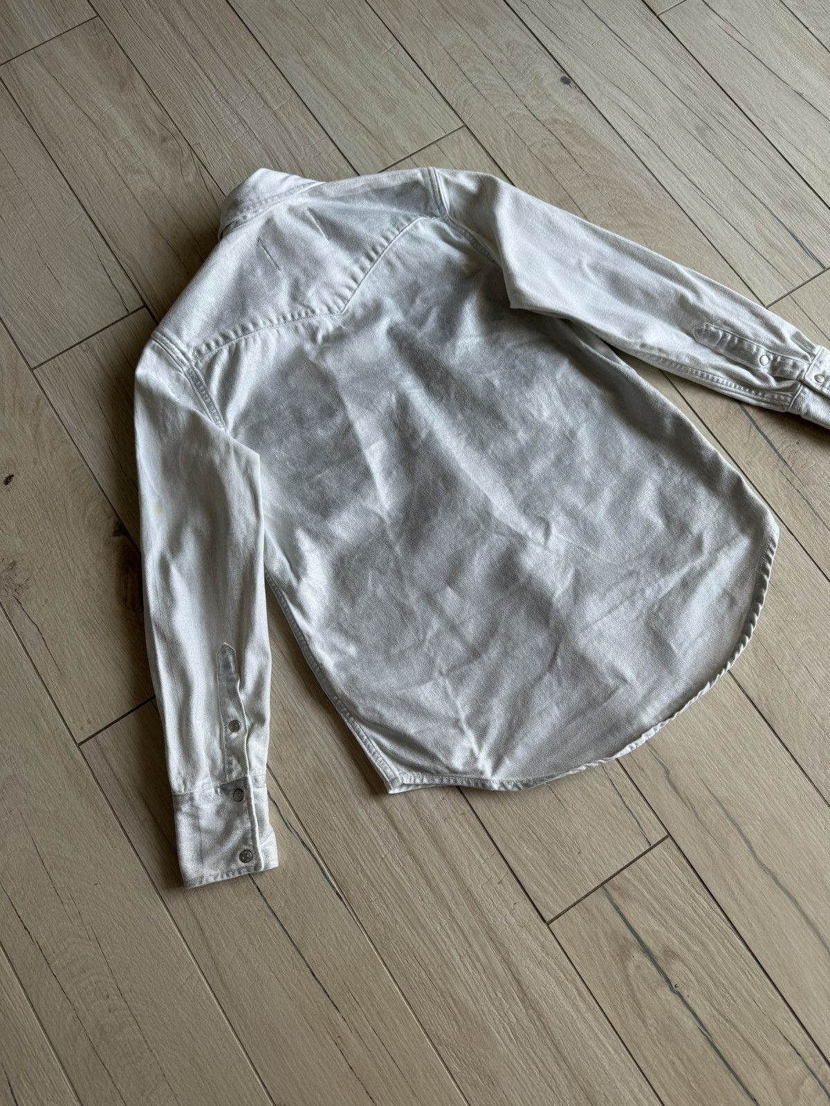 Calvin Klein 205W39NYC Calvin Klein X Andy Warhol Foundation Western Denim Shirt Size US XS / EU 42 / 0 - 5 Thumbnail