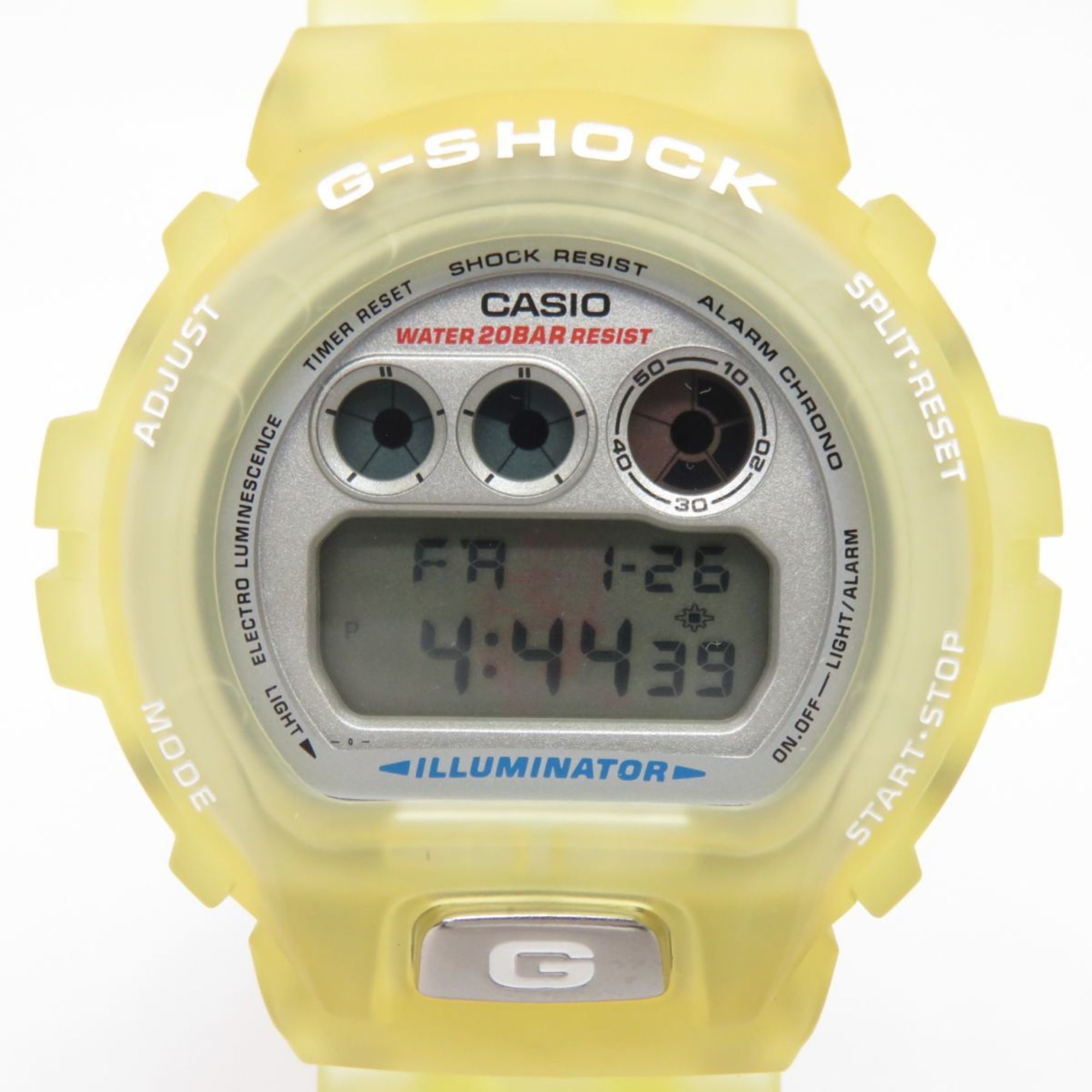 image of Casio G-Shock G-Shock France 1998 Fifa World Cup Limited Model Dw-6900Wf-7T Quartz Watch in White, 