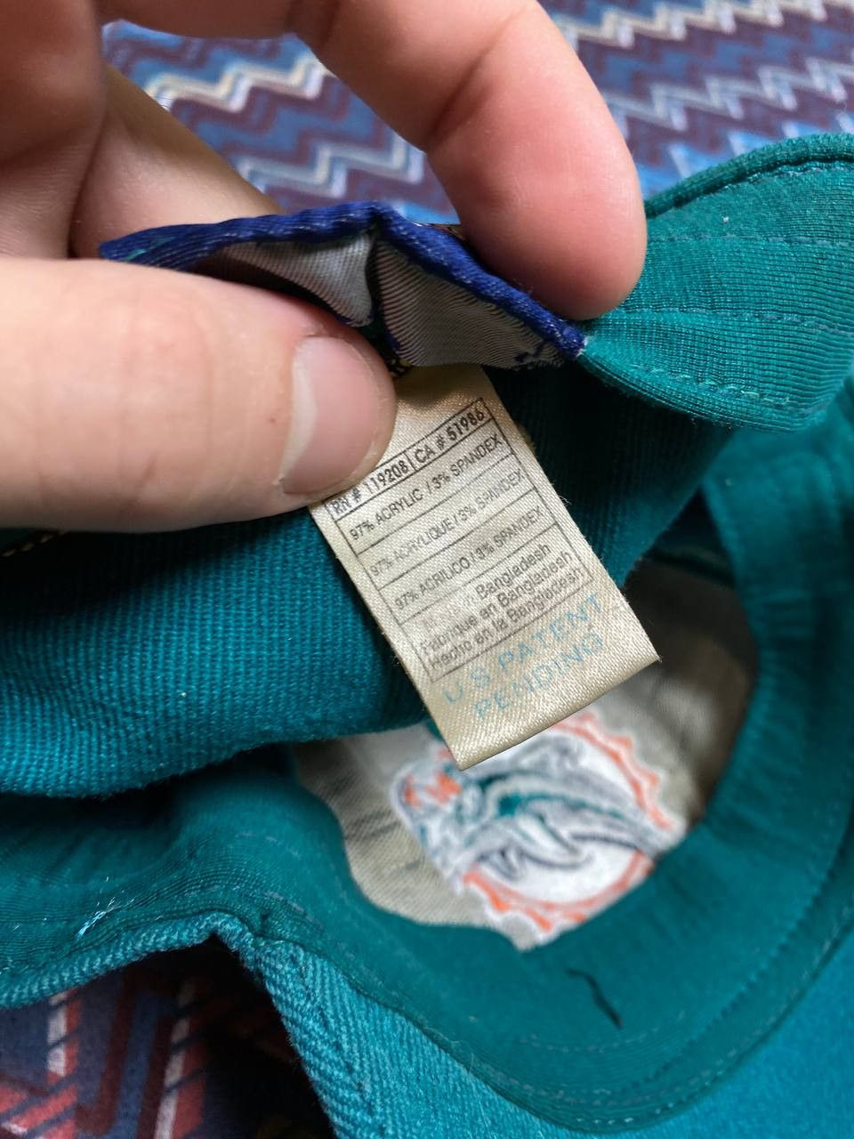 NFL × Reebok × Vintage Mens Vintage Reebok Miami Dolphins NFL Hats Cap Size ONE SIZE - 3 Thumbnail