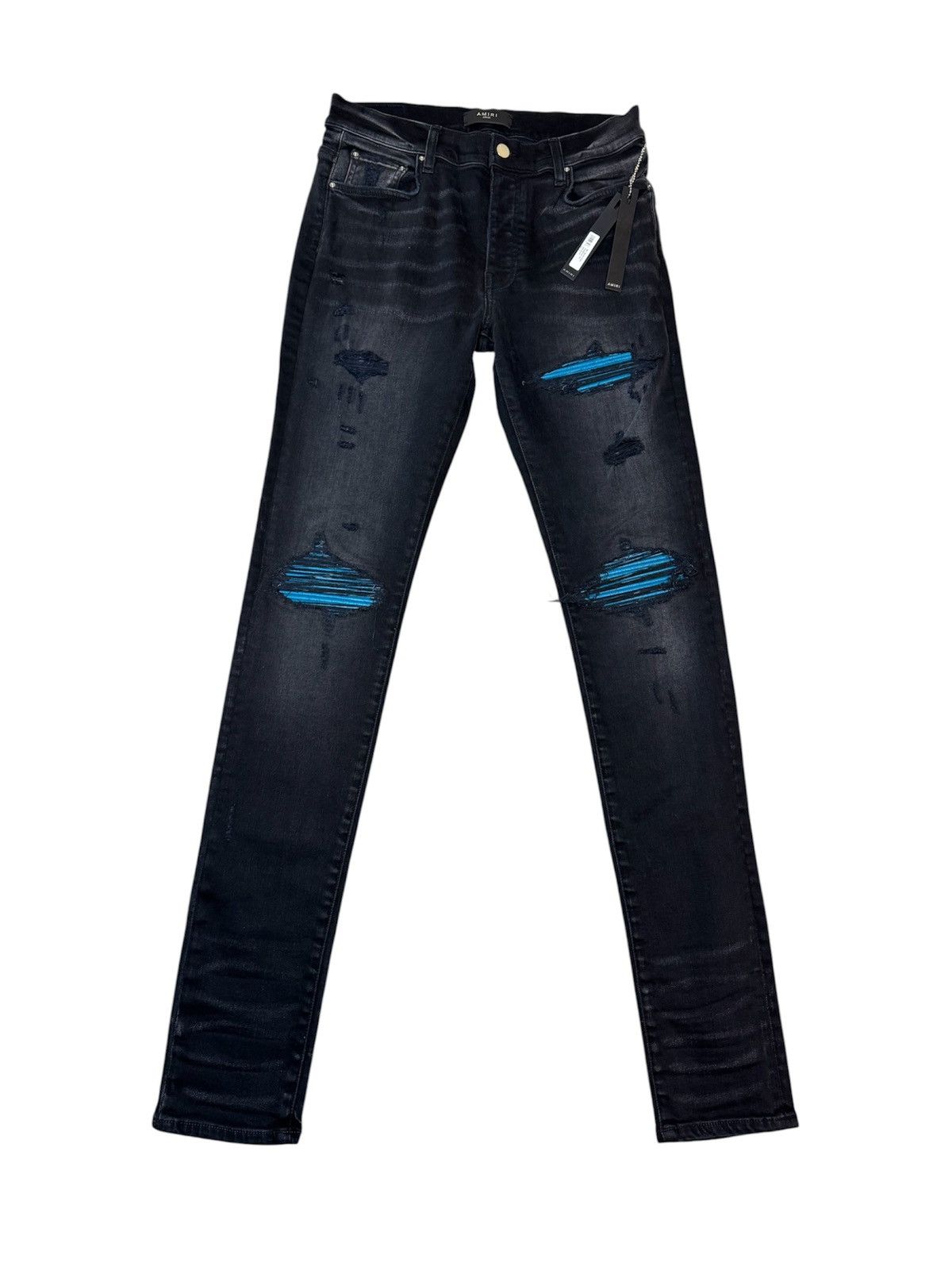 Amiri Black & Blue mx 1 amiri jeans, size 32 with tag | Grailed