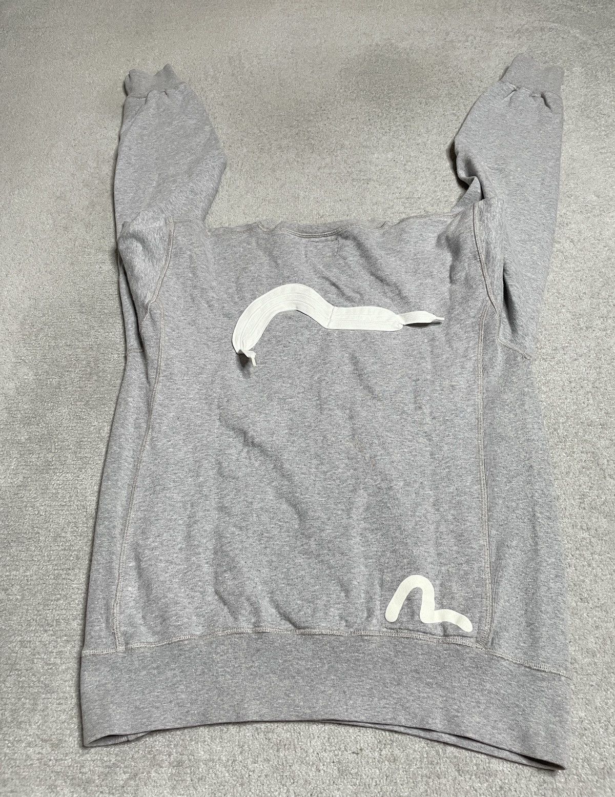 Evisu Vintage Grey Sweatshirt Crewneck Logo Evisu Europe Size US M / EU 48-50 / 2 - 4 Thumbnail
