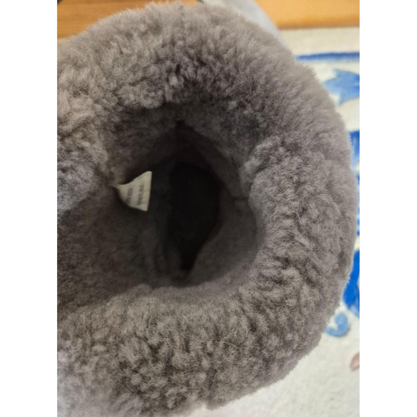 Other Classic Suede Sheepskin Shearling Lined Soft Boots Gray Sz 1 Size US 10 / IT 40 - 4 Thumbnail