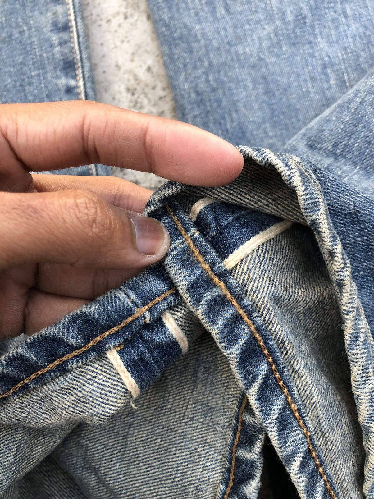Edwin × Vintage SELVEDGE⚡️⚡️VINTAGE EDWIN 505 DENIM Size US 32 / EU 48 - 4 Thumbnail