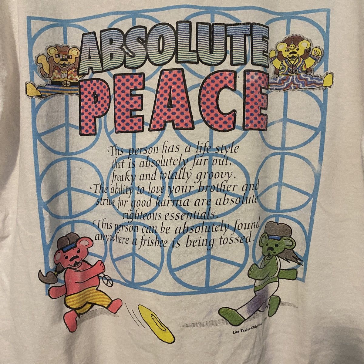 Band Tees Vintage 1994 Grateful Dead Absolute Peace Band Tee Size US L / EU 52-54 / 3 - 3 Thumbnail