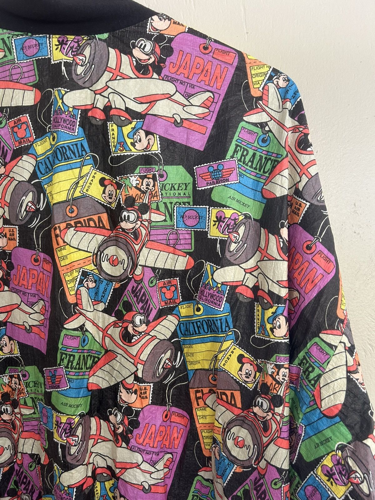 Mickey Mouse 90s Disney Mickey Mouse Air Mickey Flight Travel Windbreaker Size US M / EU 48-50 / 2 - 9 Thumbnail