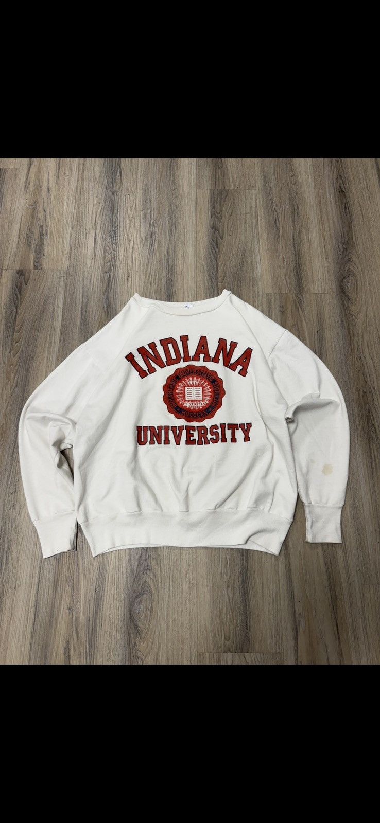 Vintage Vintage 90s Indiana University Crewneck Size US L / EU 52-54 / 3 - 2 Thumbnail