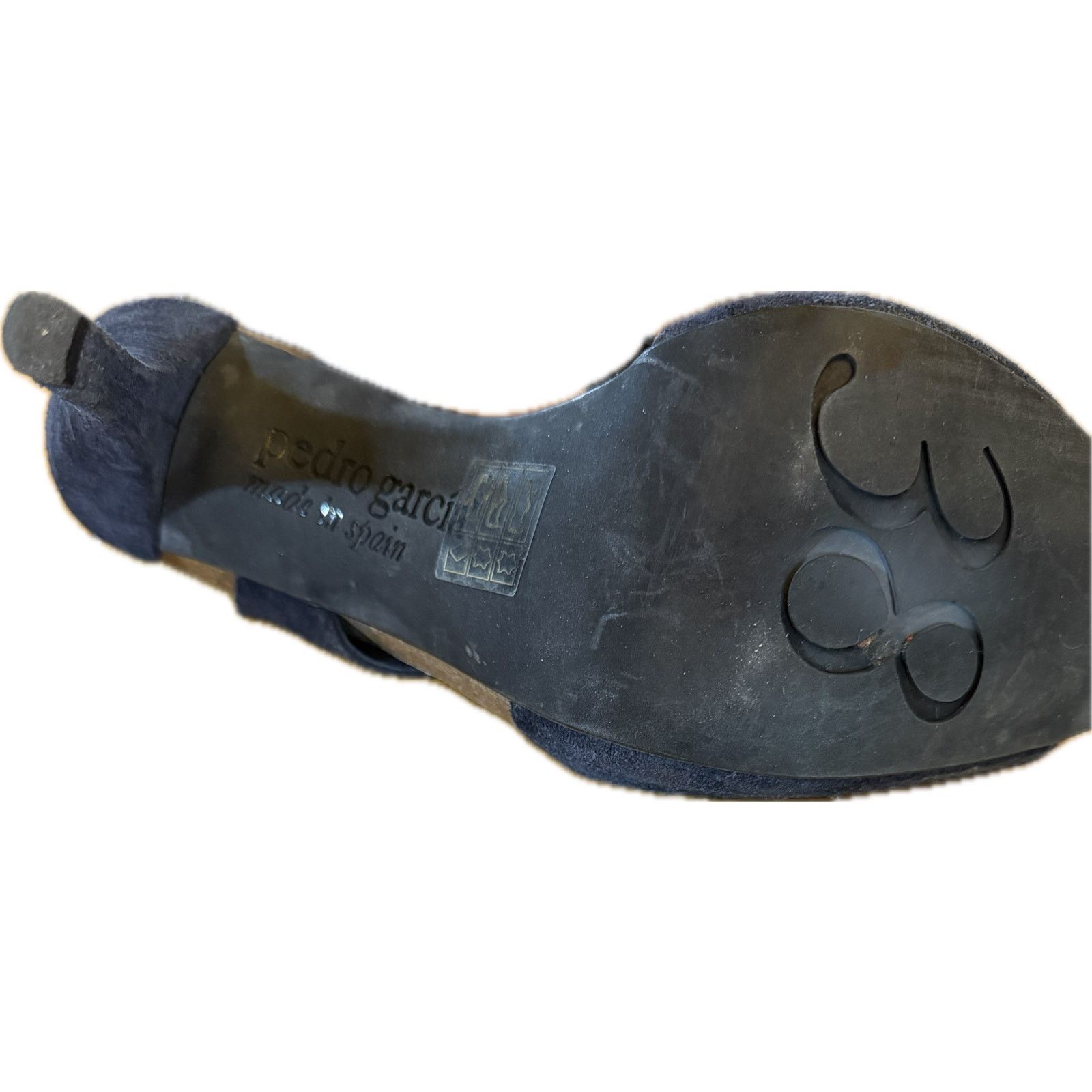 Pedro Garcia Pedro Garcia $650 Heels Womens Black Cutout Slingback 7.5 Size US 7.5 / IT 37.5 - 6 Thumbnail