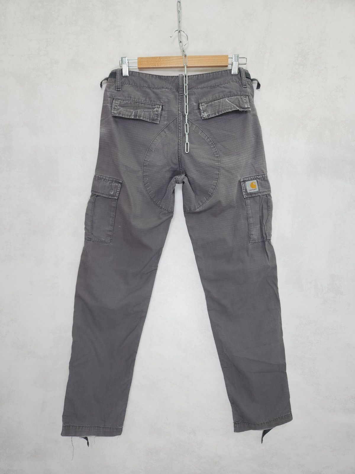 Carhartt × Carhartt Wip × Vintage Vintage 90s Carhartt Cargo Aviation Pants distressed 29x32 Size US 29 - 1 Thumbnail