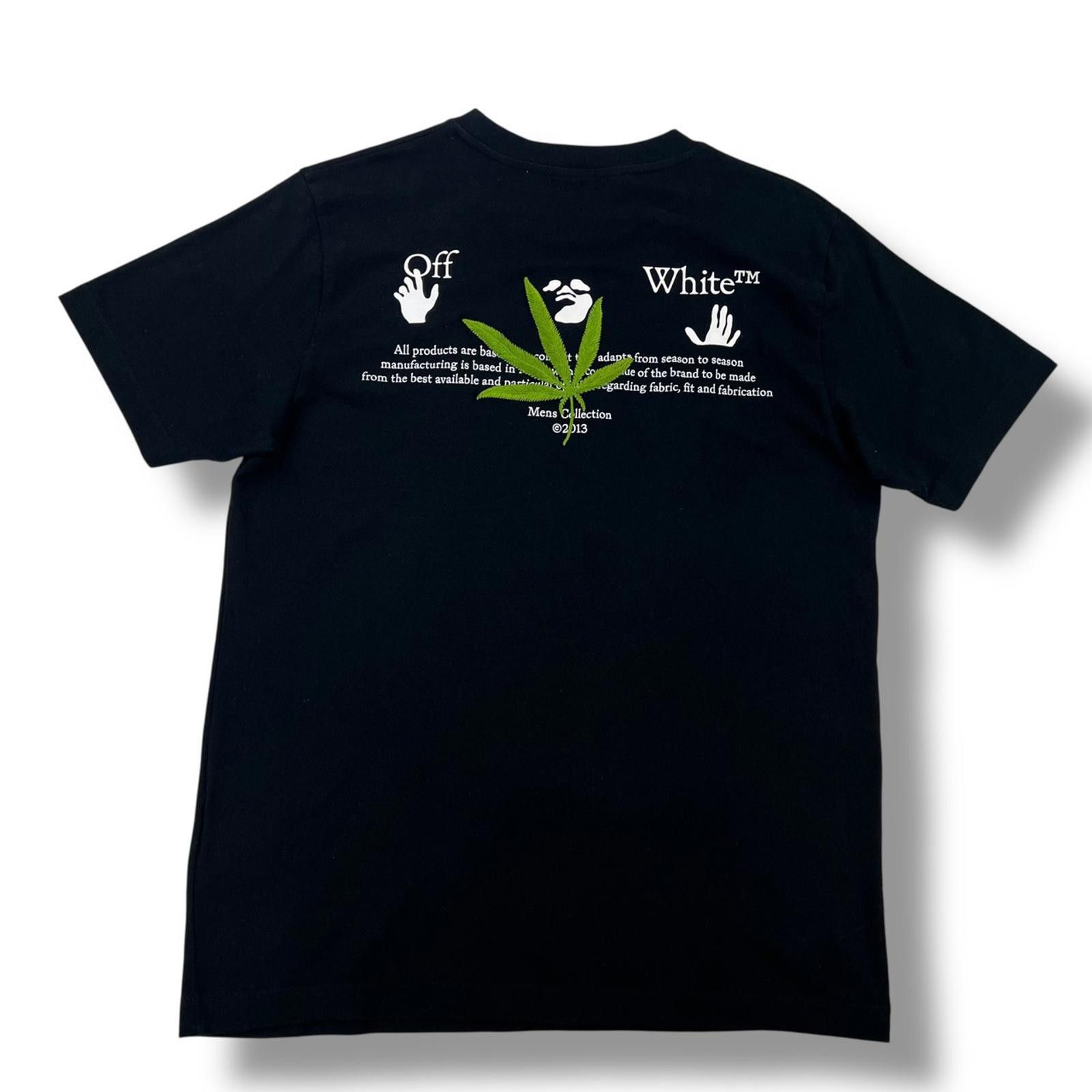 Off-White Off-White Weed Leaf T Shirt Size US M / EU 48-50 / 2 - 2 Thumbnail